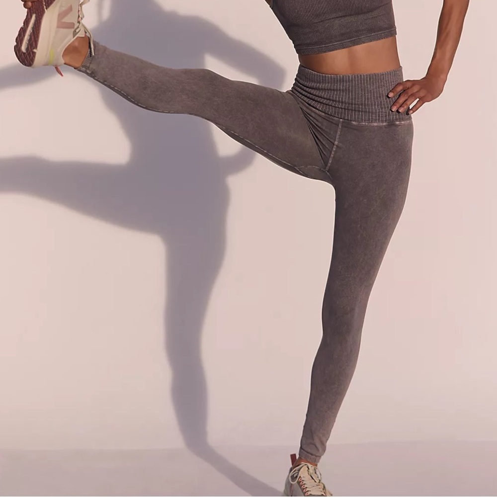 NEW Free People High-Rise 7/8 Length Good Karma Leggings, M/LG - Picture 4 of 14